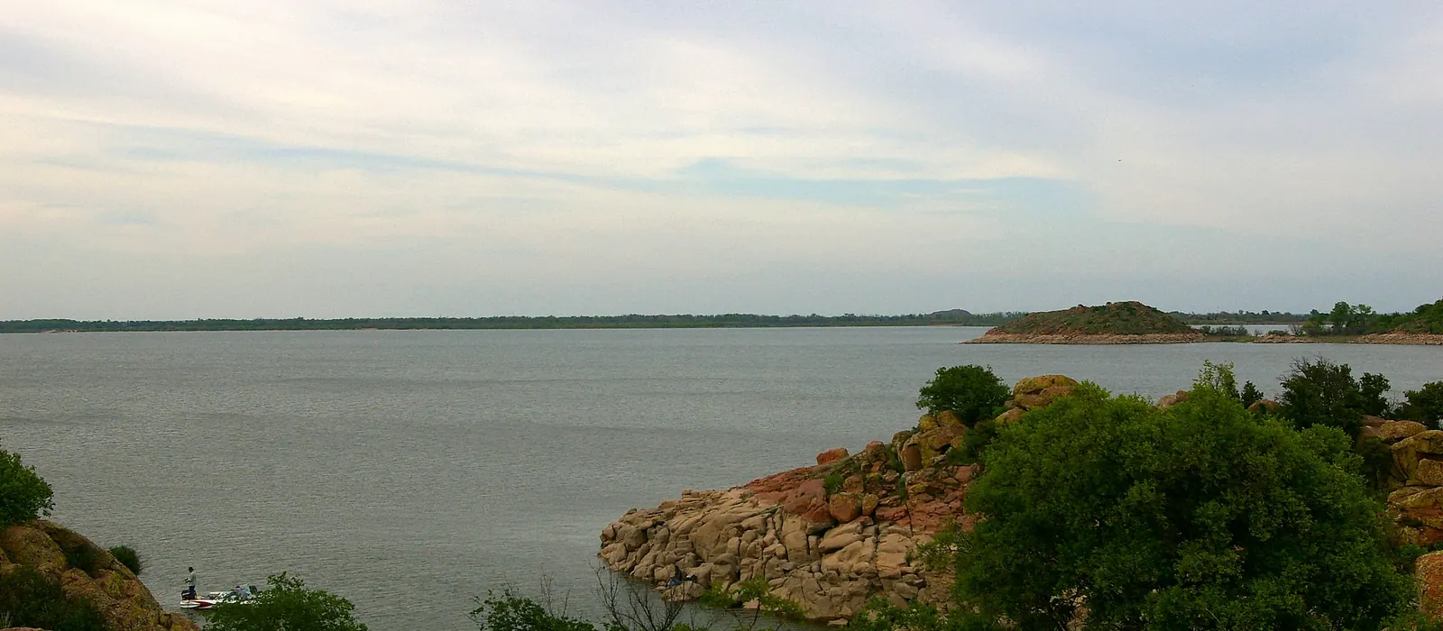 Lake Altus-Lugert, north of Altus