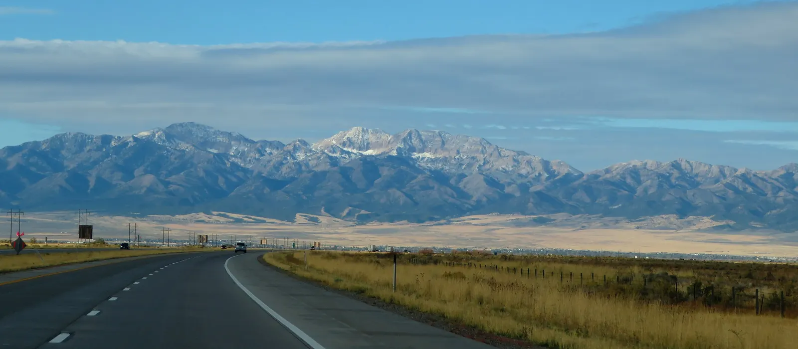 Deseret Peak above Tooele Valley