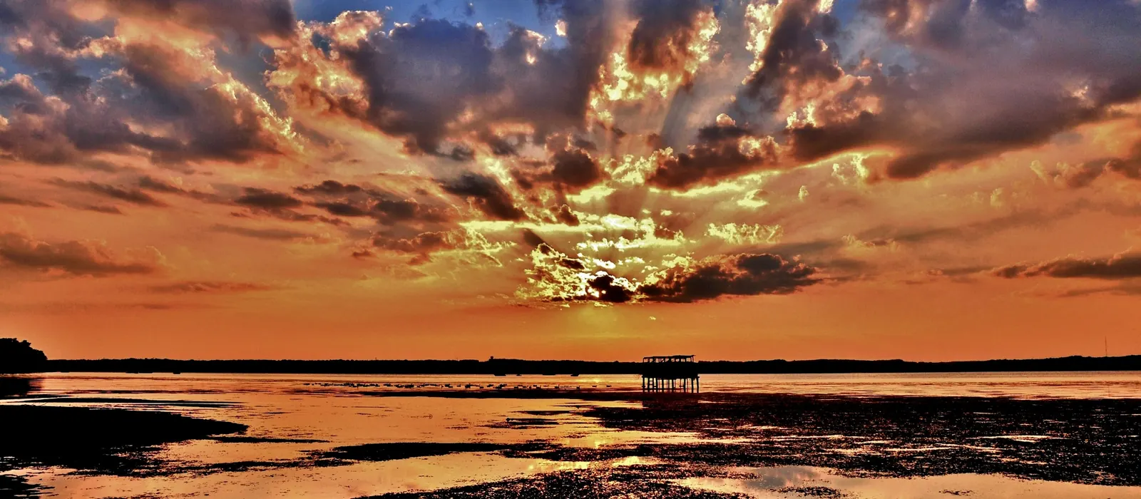 Sunset at Mason Neck State Park, next to Fort Belvoir