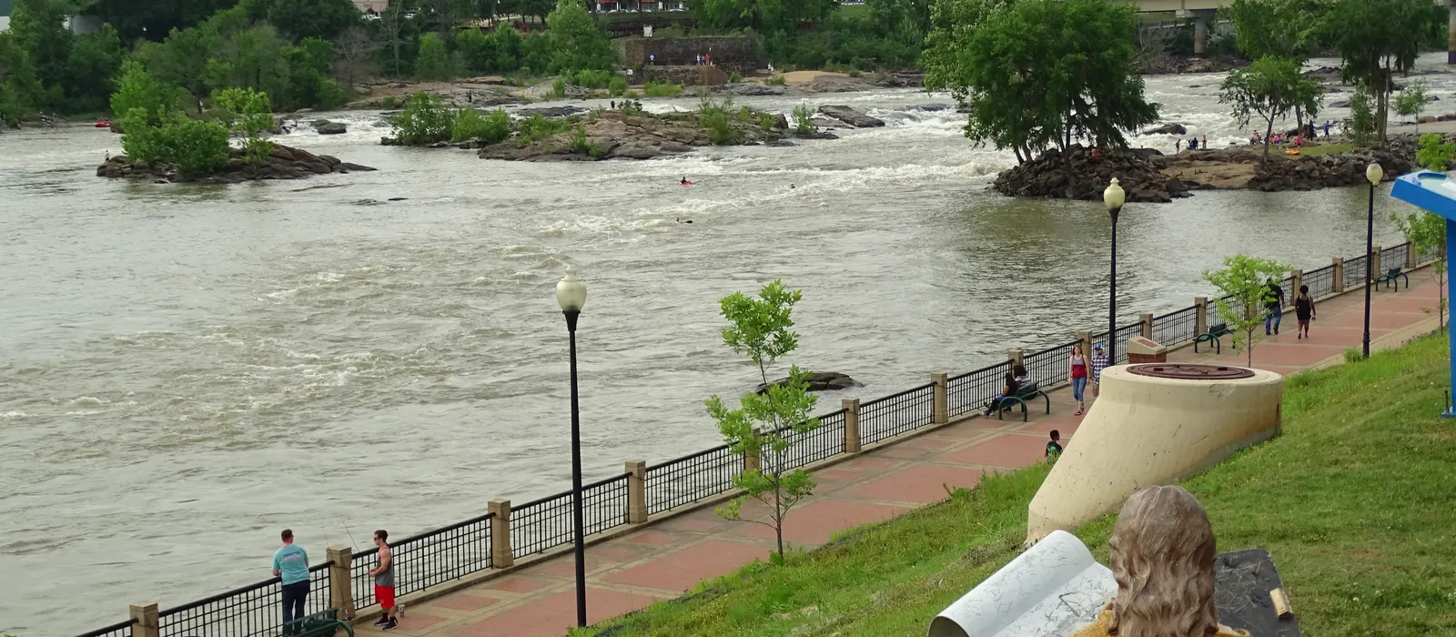 The Chattahoochee RiverWalk in Columbus