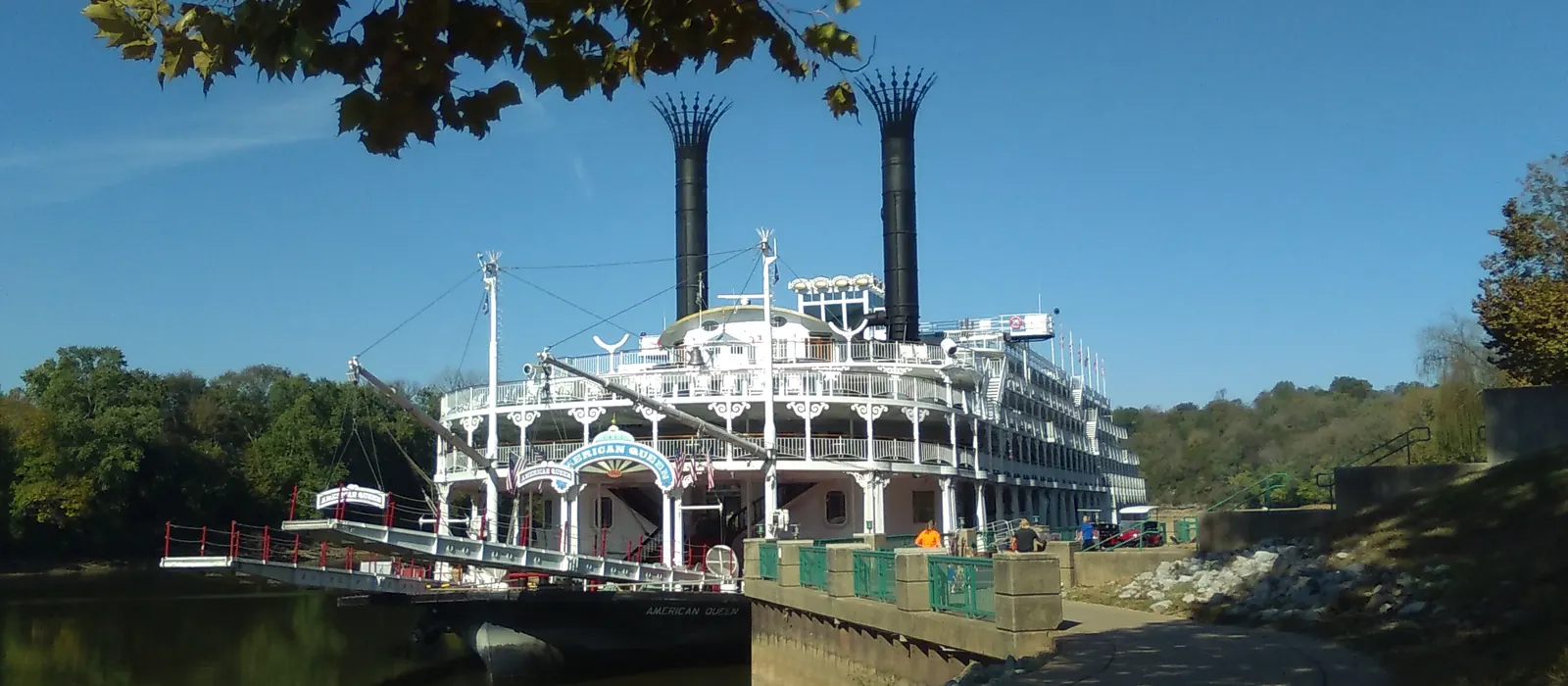 The Cumberland River at the Clarksville riverfront