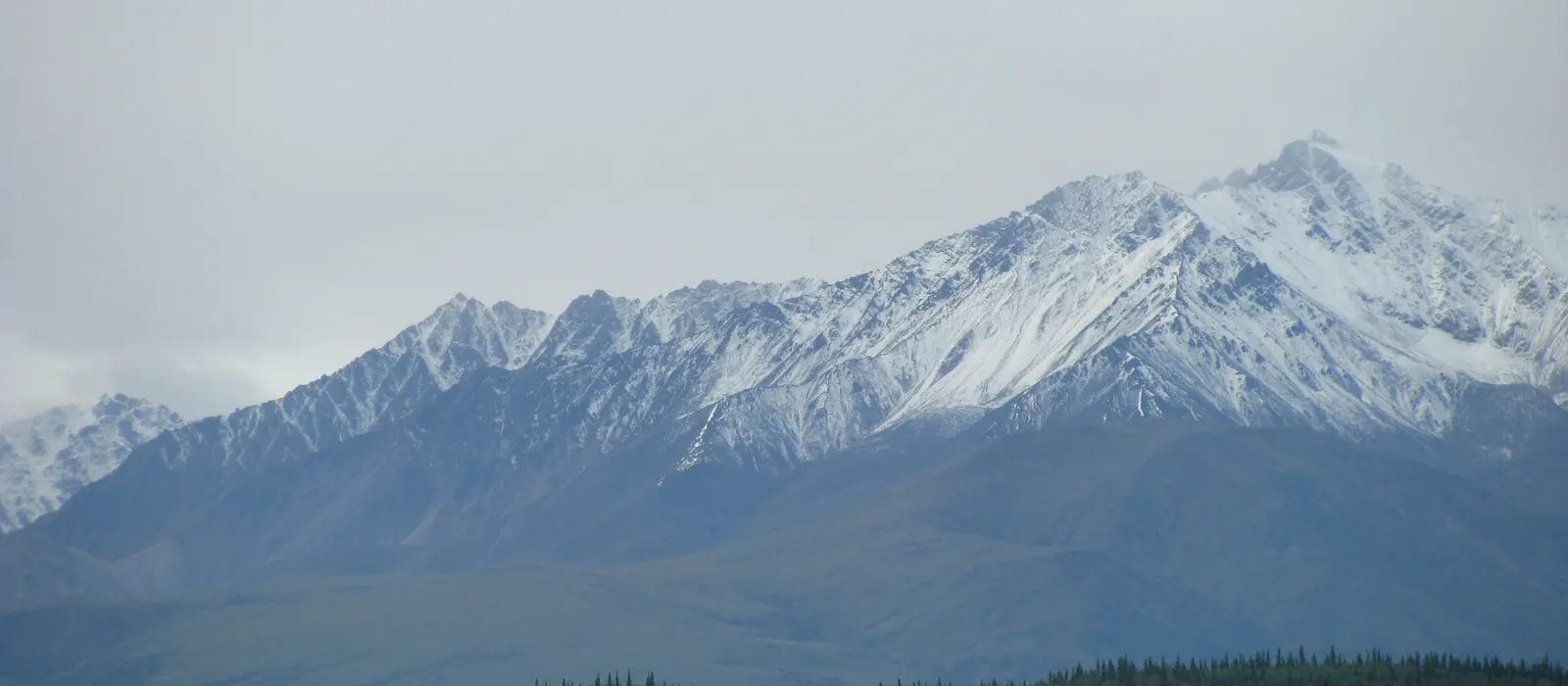 The Alaska Range near Delta Junction