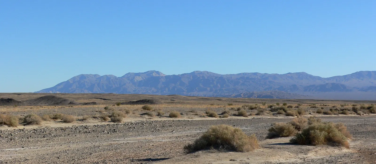 The open Mojave Desert and the Avawatz Mountains