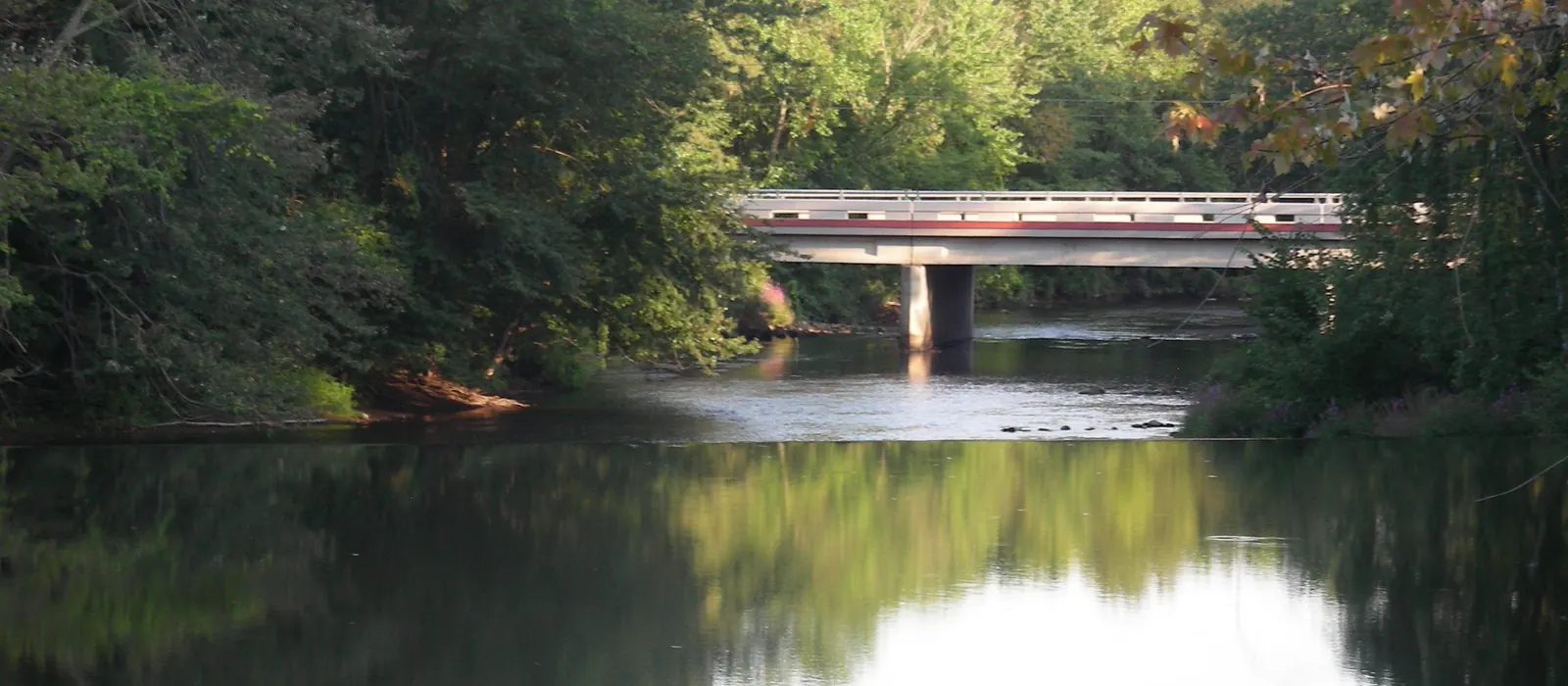 The Battle Creek River in Battle Creek
