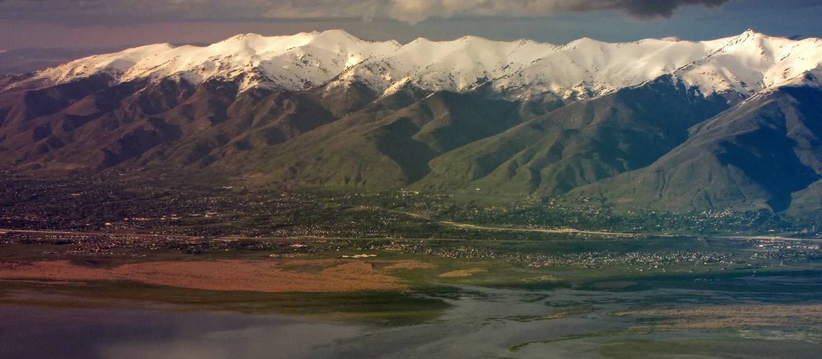 The Wasatch Range above Ogden