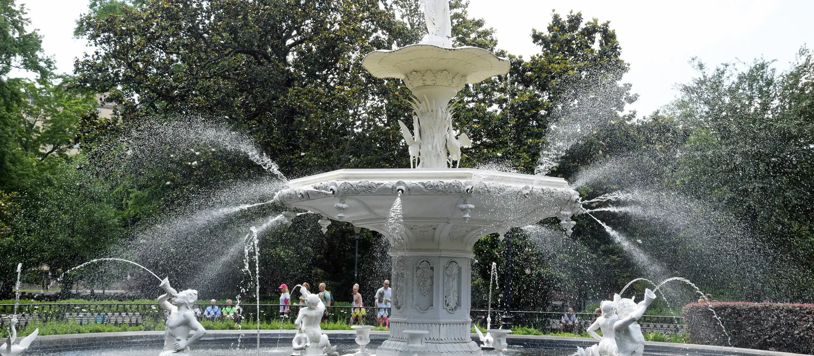 The Forsyth Park fountain in Savannah