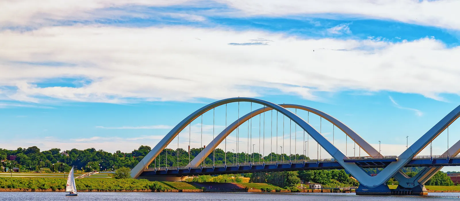 The Frederick Douglass Bridge over the Anacostia River