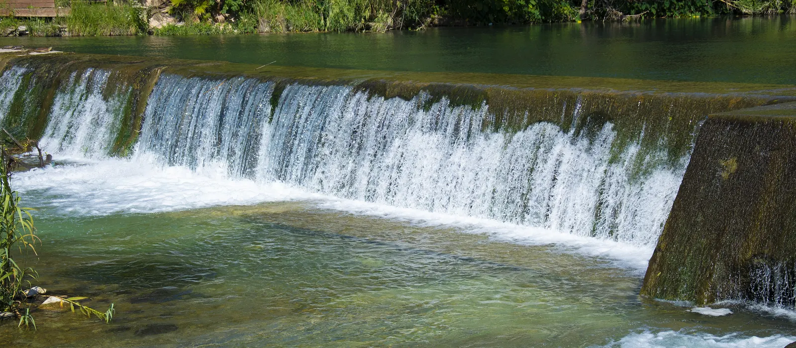 Waterfall at Lions Park in Del Rio