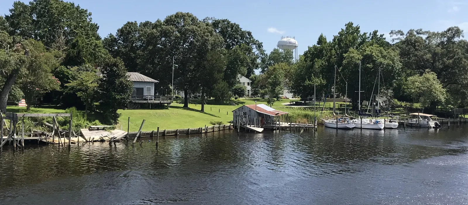 The New River waterfront in Jacksonville