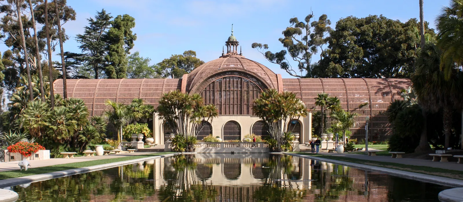 The Botanical Building and lily pond in Balboa Park