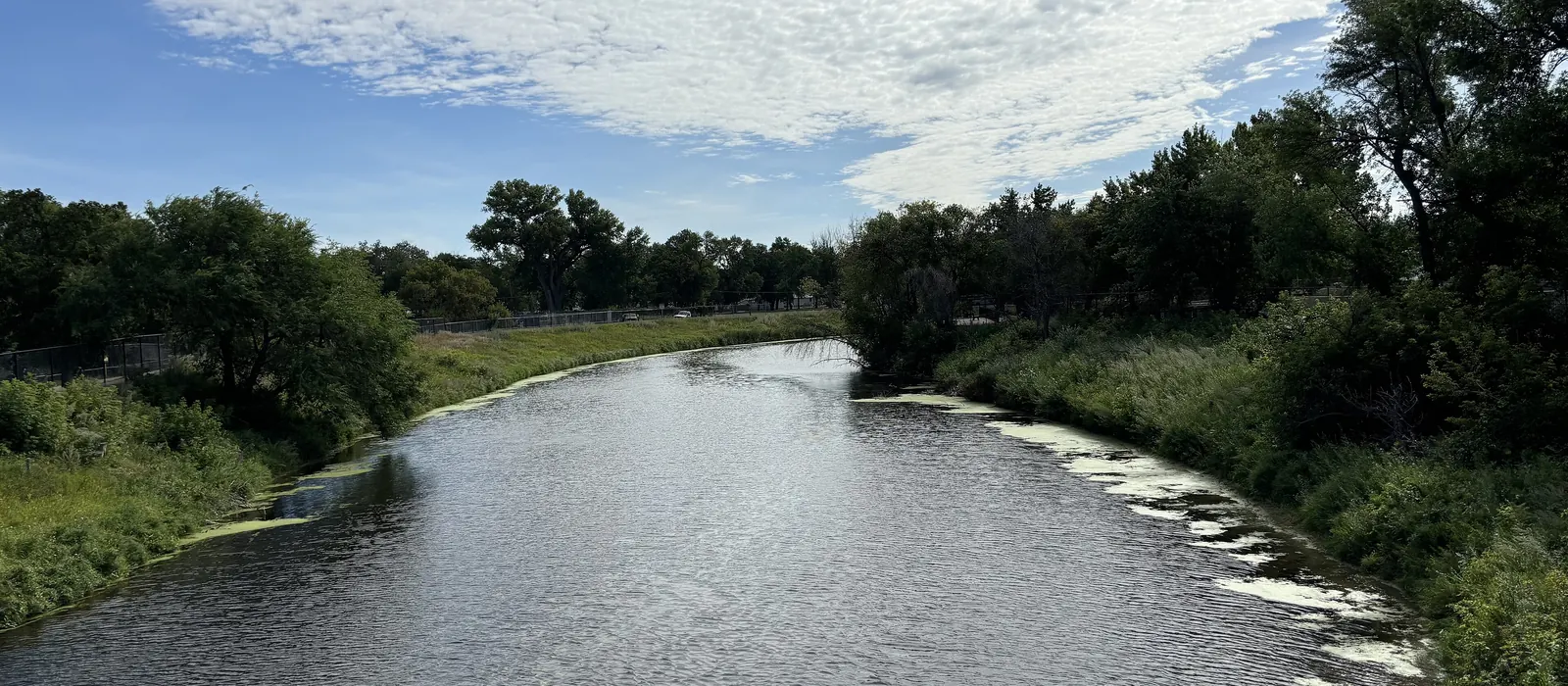The Souris River in Minot
