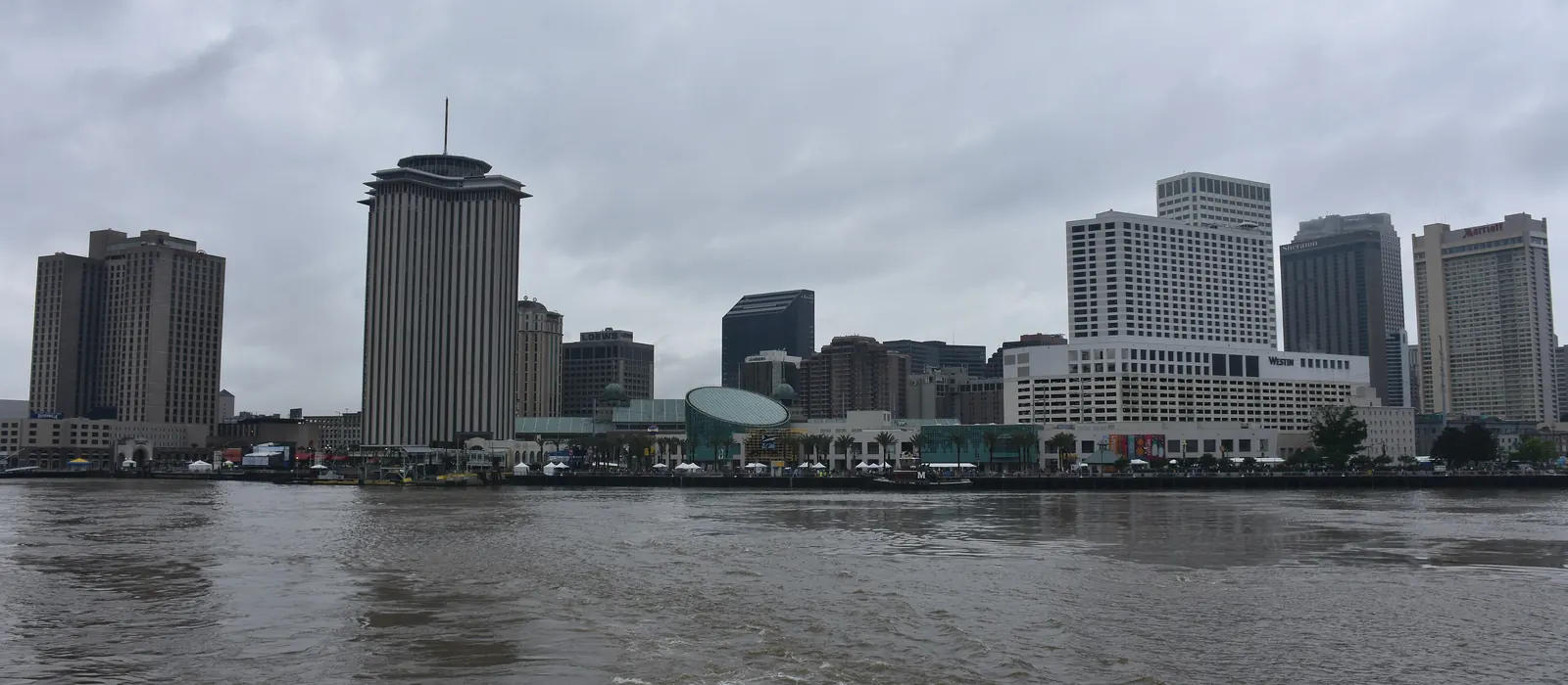 New Orleans skyline from the Mississippi River