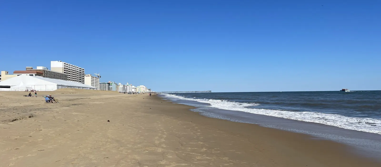 The Virginia Beach oceanfront