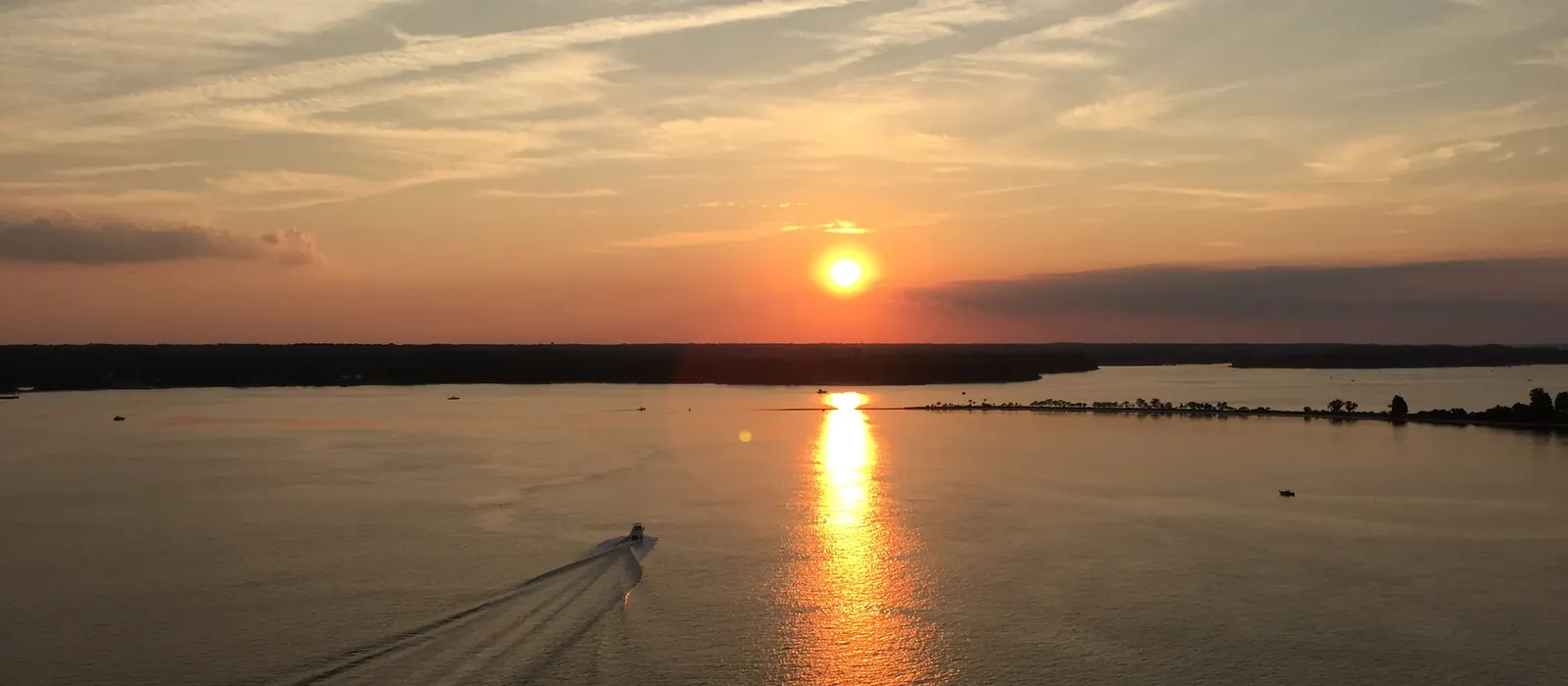 Sunset over the Patuxent River at Solomons