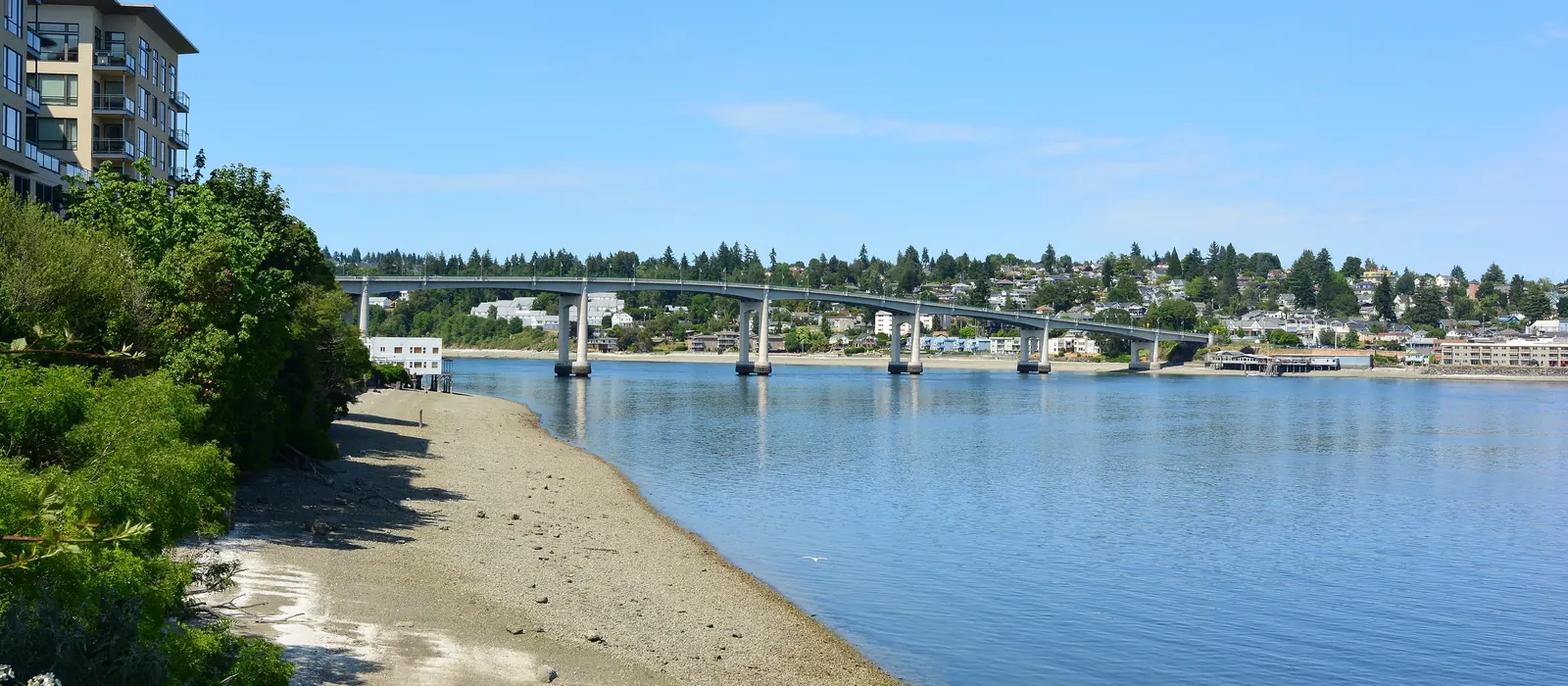 The Manette Bridge across the Port Washington Narrows in Bremerton