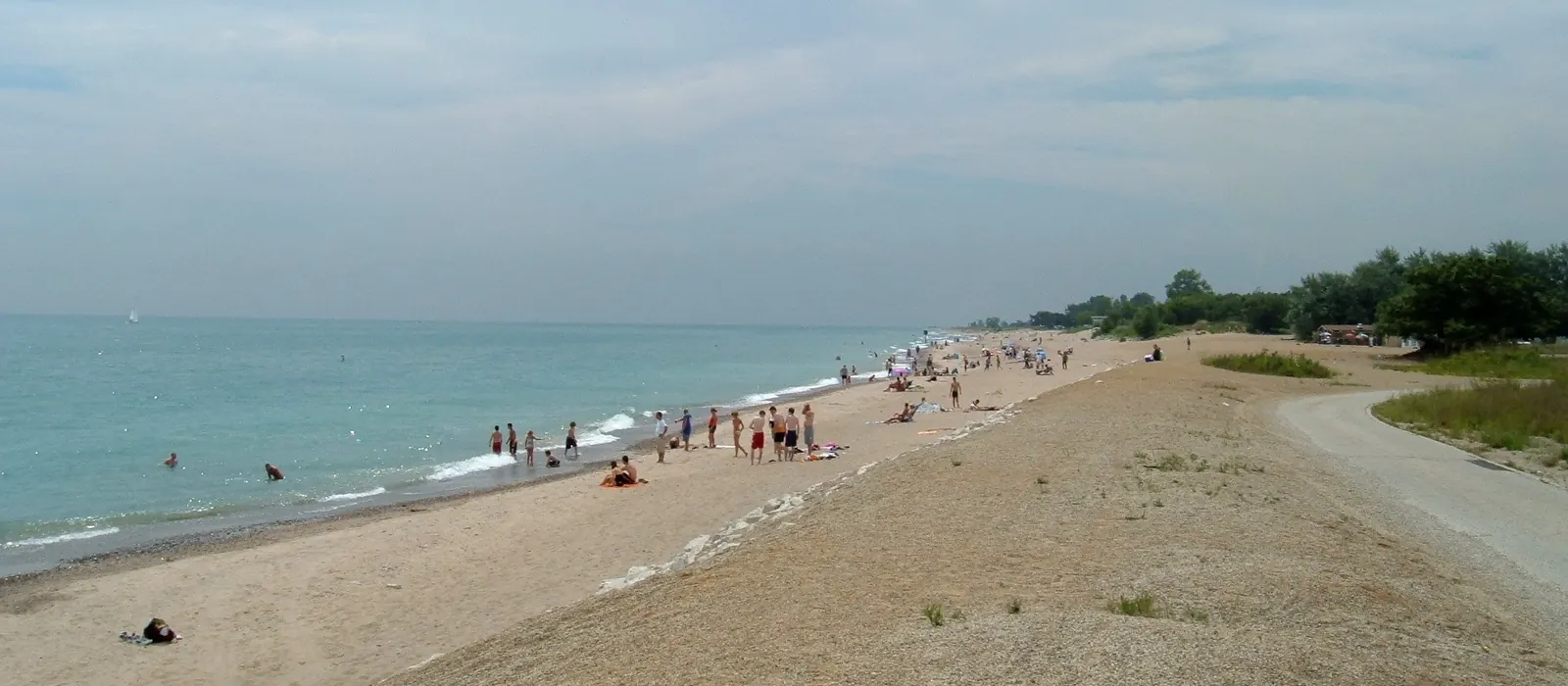 The Lake Michigan shore at Illinois Beach State Park