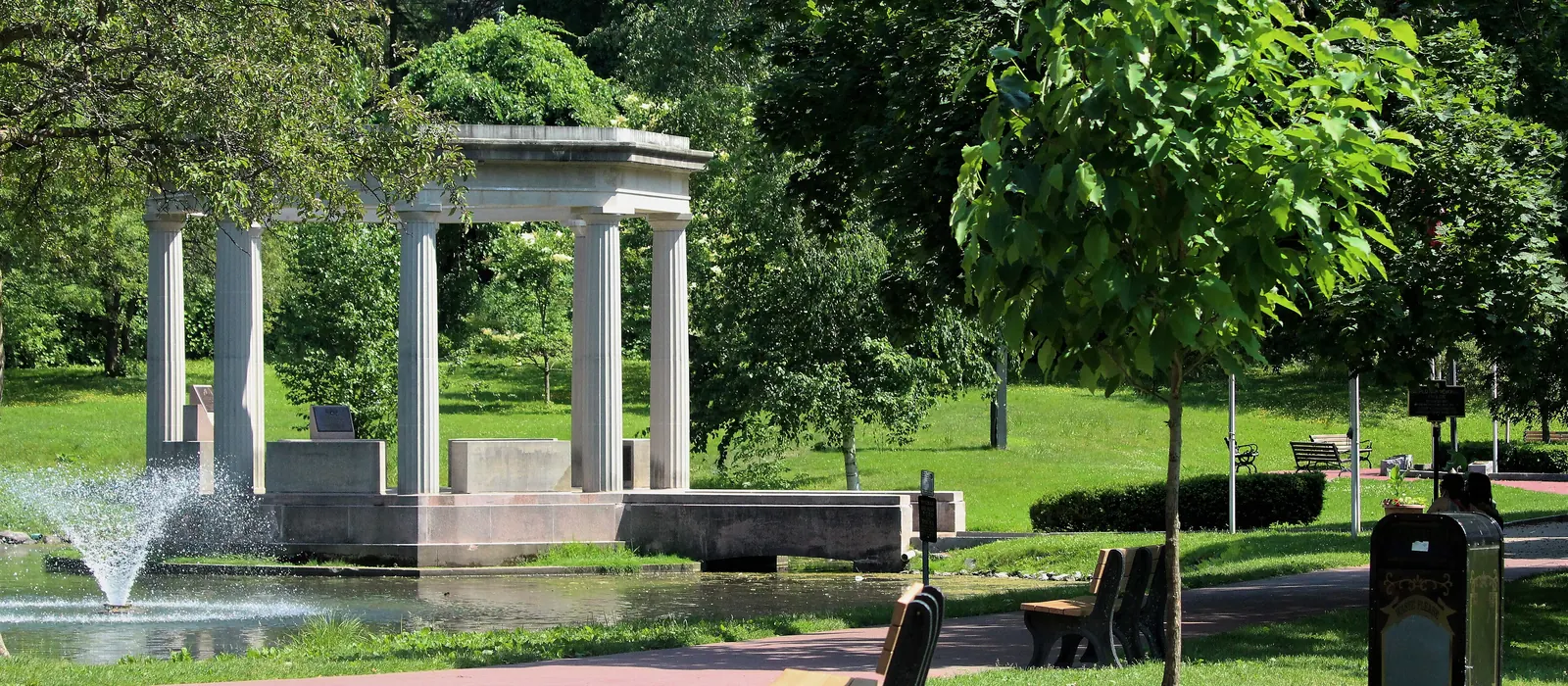 Congress Park in Saratoga Springs
