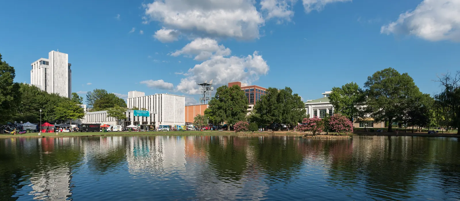 Big Spring Park and downtown Huntsville