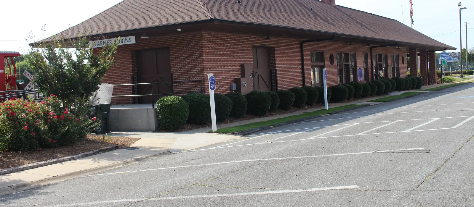 The historic depot in Warner Robins