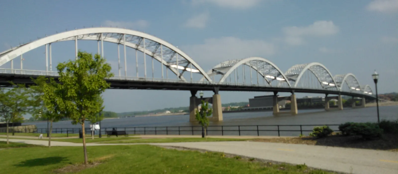 The Centennial Bridge over the Mississippi River