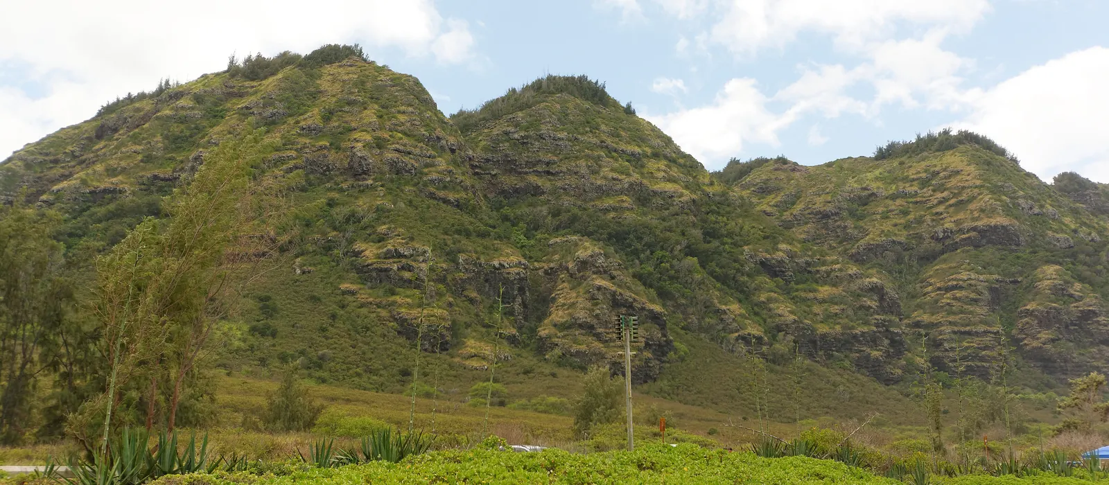 The Waianae Range above central Oahu