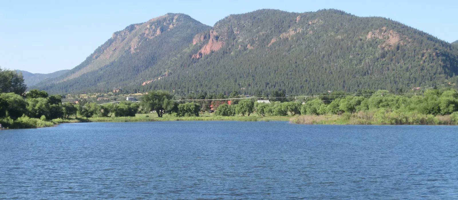 The lake at Palmer Lake, Colorado